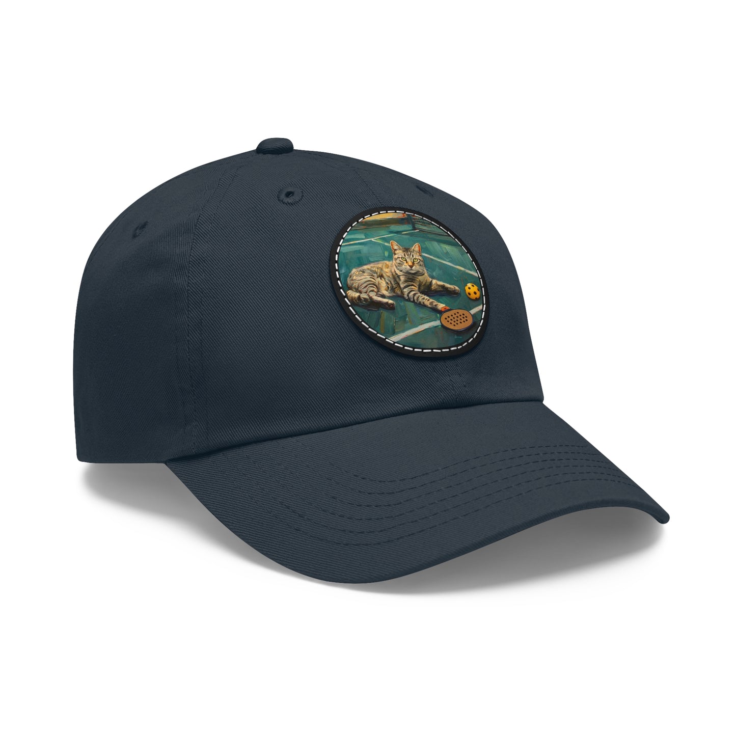 Pickleball Partner Leather Patch Hat