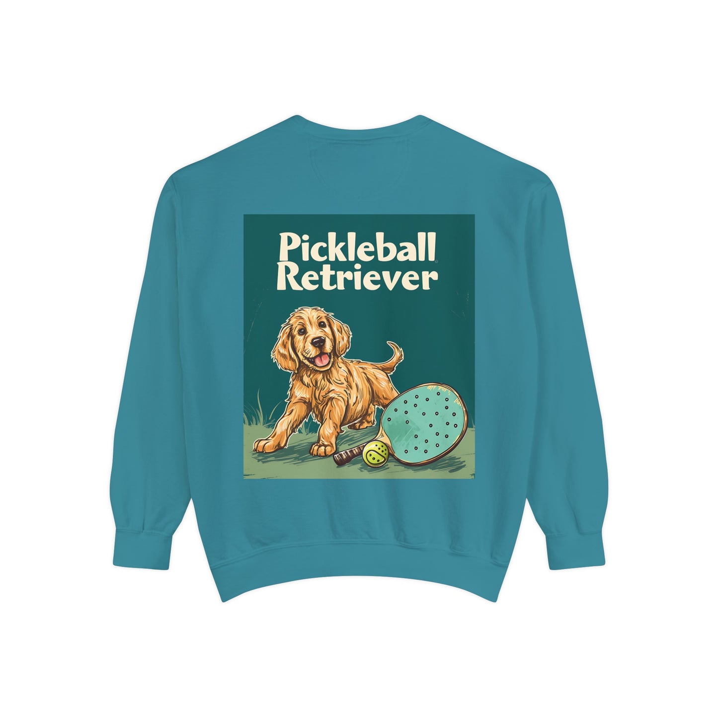 Classic Pickleball Retriever – Unisex Cozy Pickleball Sweatshirt