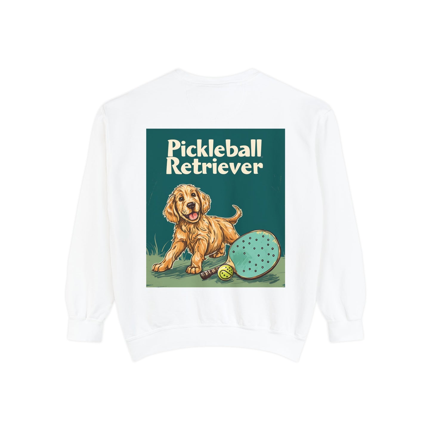 Classic Pickleball Retriever – Unisex Cozy Pickleball Sweatshirt