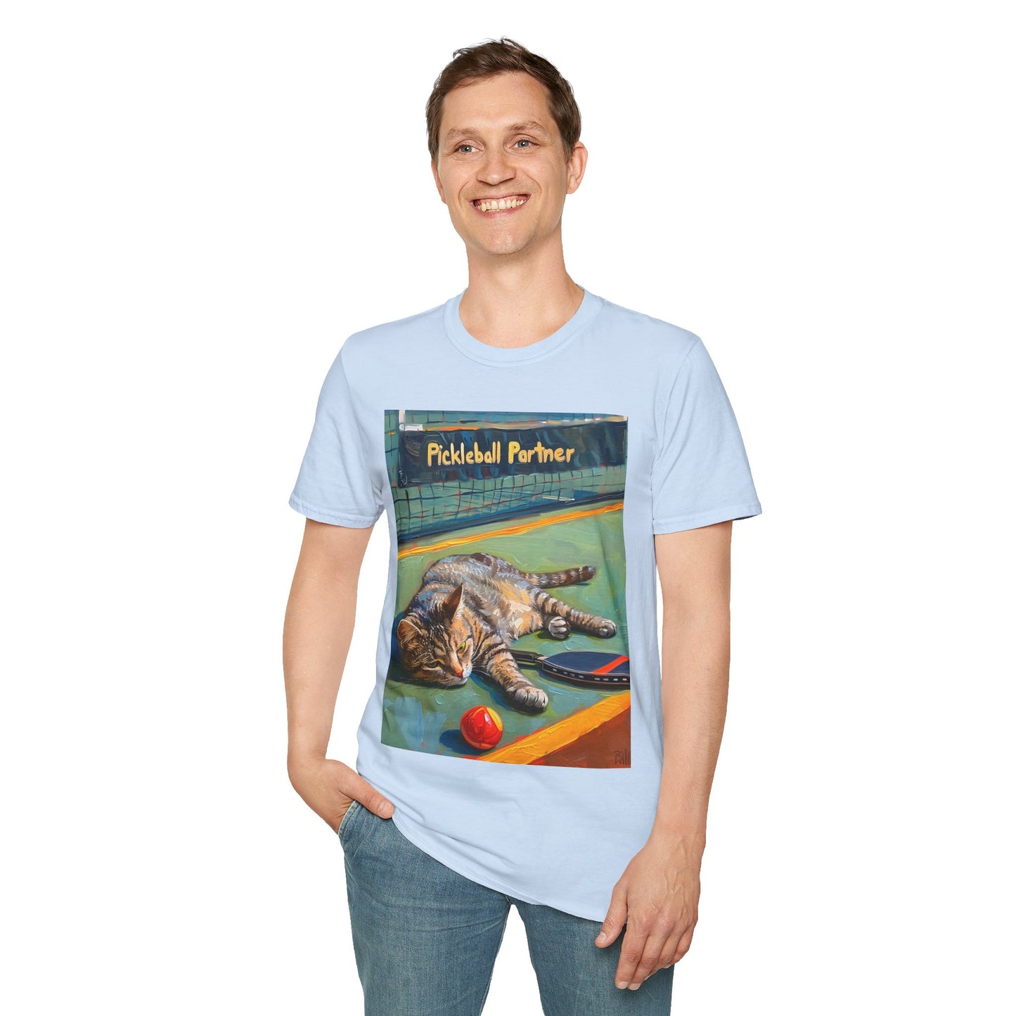 Cats & Courts Comfort Tee – Unisex Soft-Style