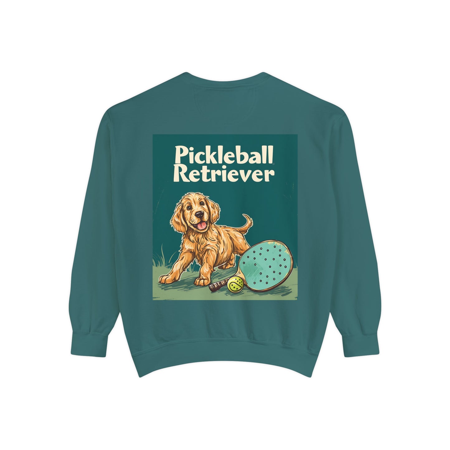Classic Pickleball Retriever – Unisex Cozy Pickleball Sweatshirt