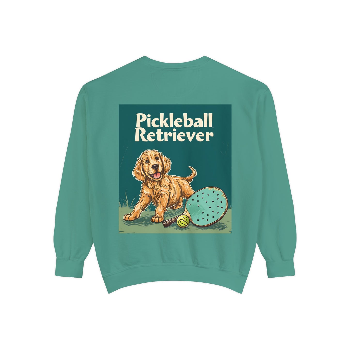 Classic Pickleball Retriever – Unisex Cozy Pickleball Sweatshirt