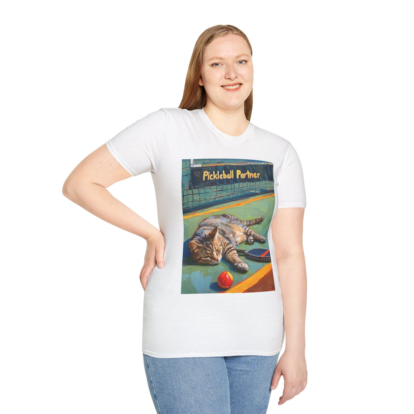 Cats & Courts Comfort Tee – Unisex Soft-Style