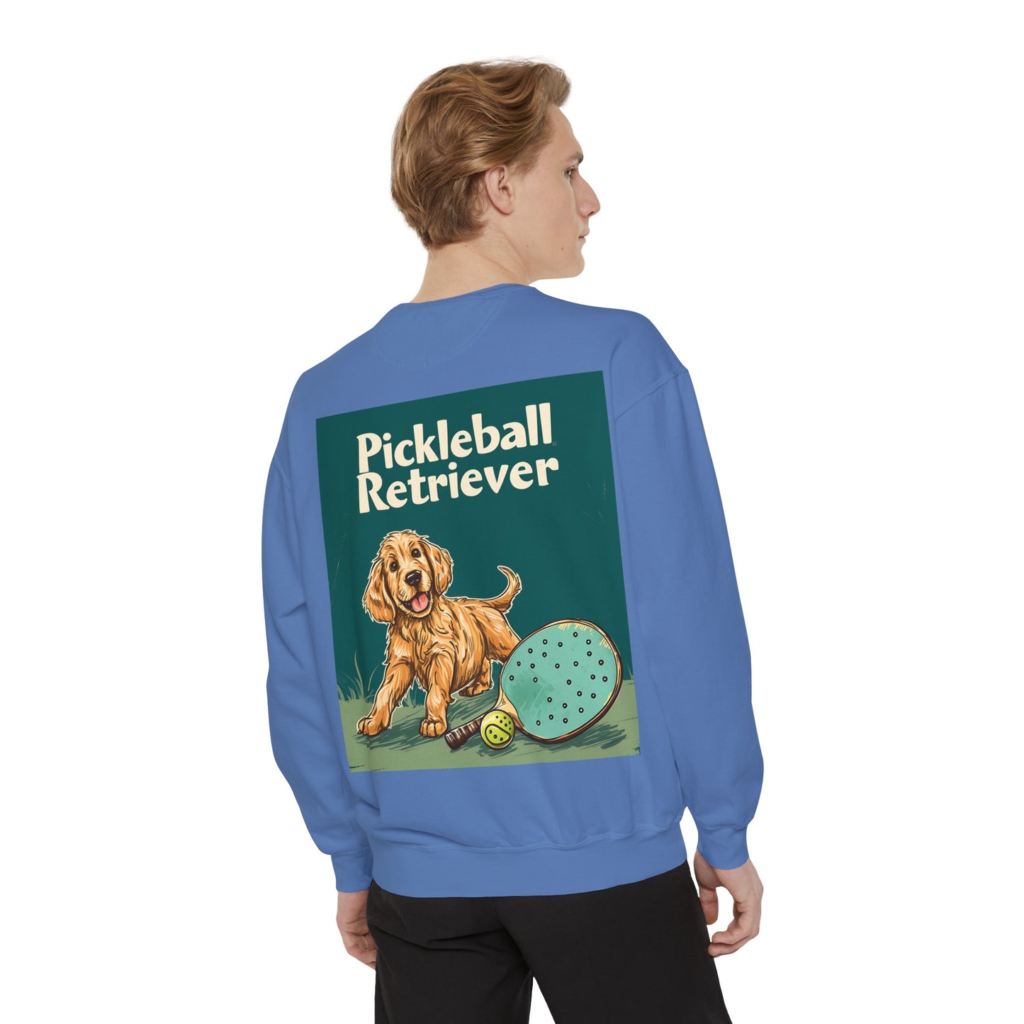 Classic Pickleball Retriever – Unisex Cozy Pickleball Sweatshirt