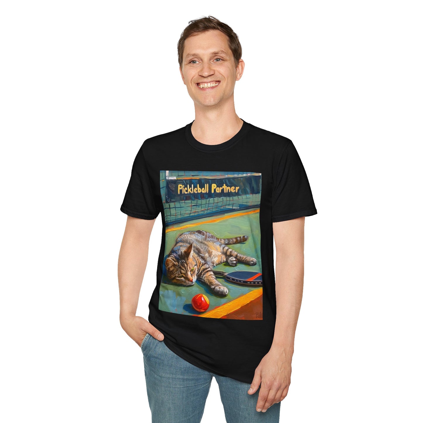 Cats & Courts Comfort Tee – Unisex Soft-Style