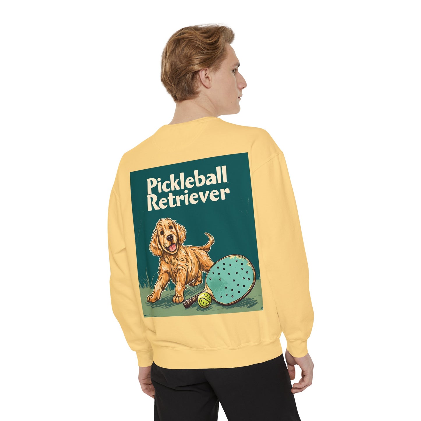 Classic Pickleball Retriever – Unisex Cozy Pickleball Sweatshirt