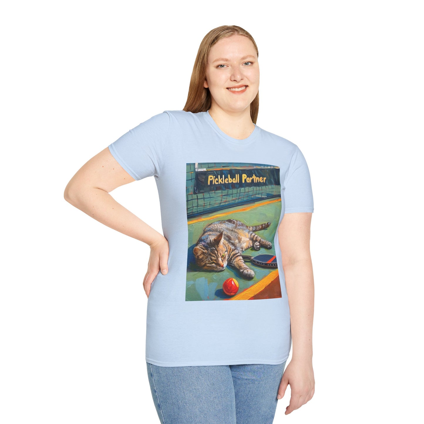 Cats & Courts Comfort Tee – Unisex Soft-Style