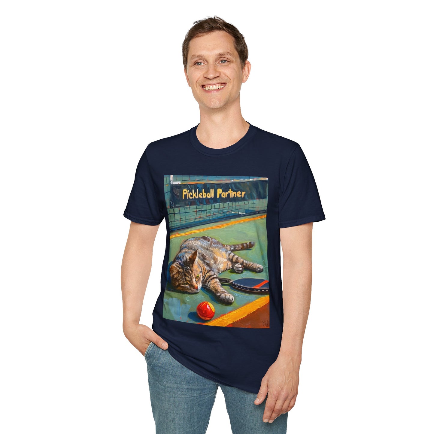 Cats & Courts Comfort Tee – Unisex Soft-Style