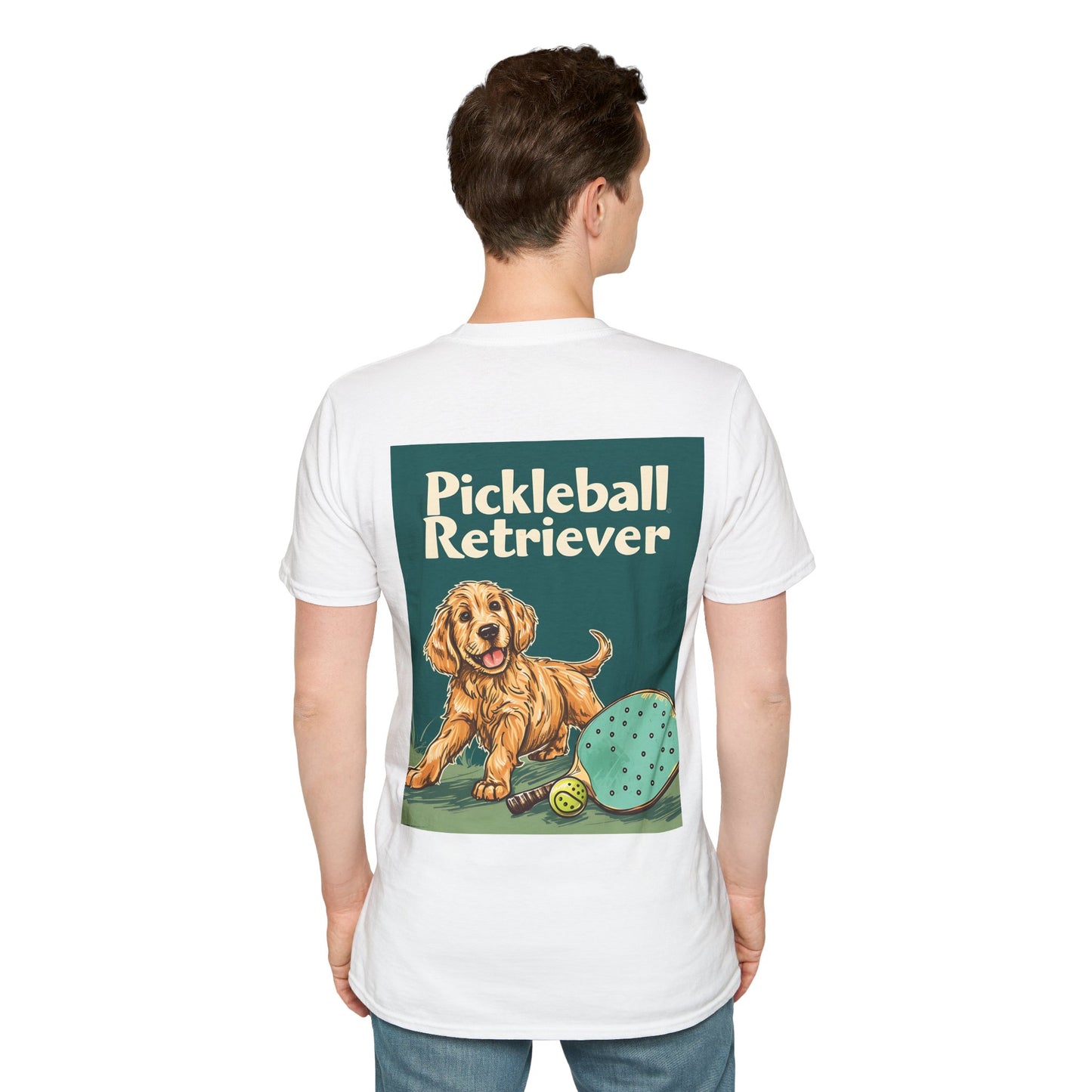 Classic Pickleball Retriever Comfort Tee – Unisex Soft-Style