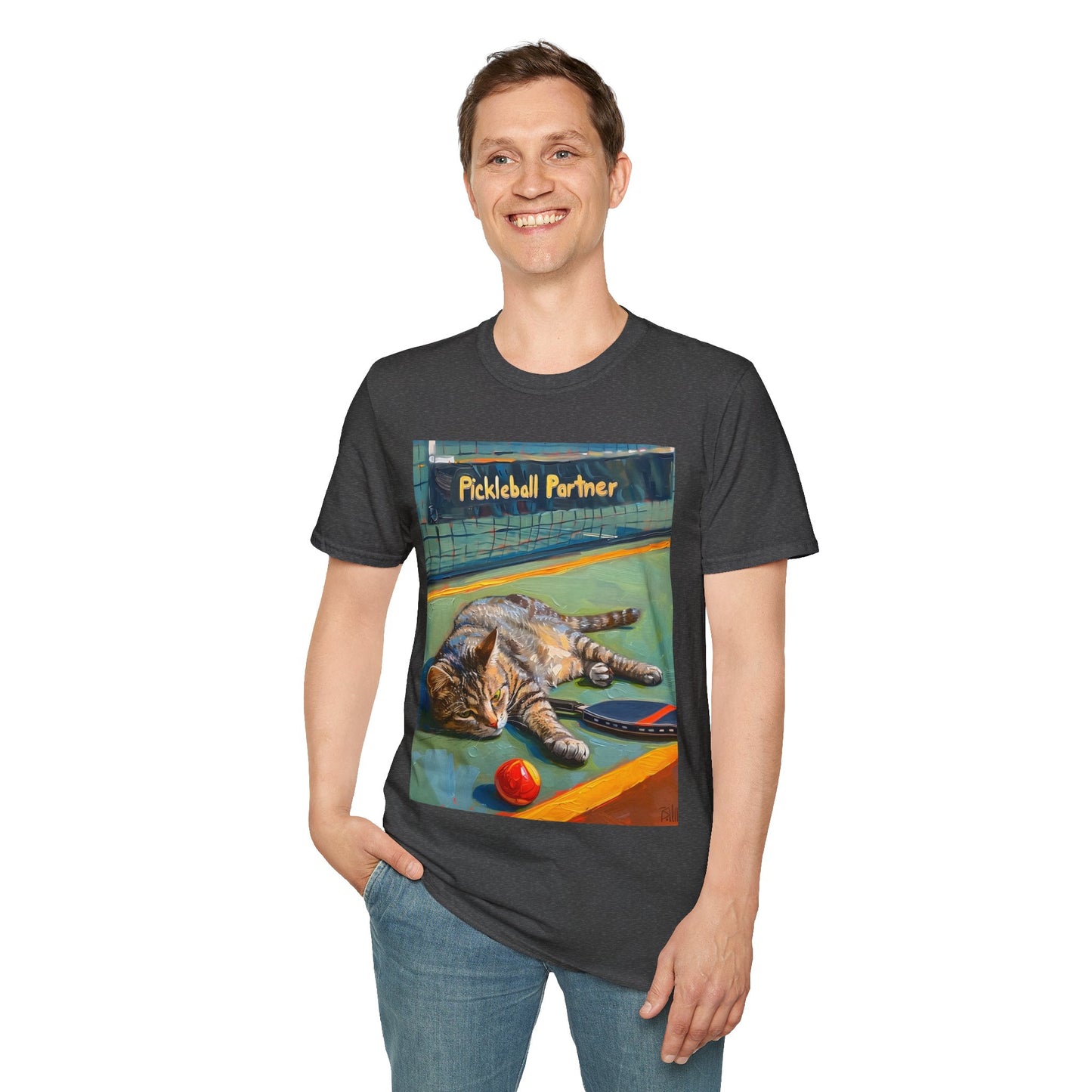 Cats & Courts Comfort Tee – Unisex Soft-Style
