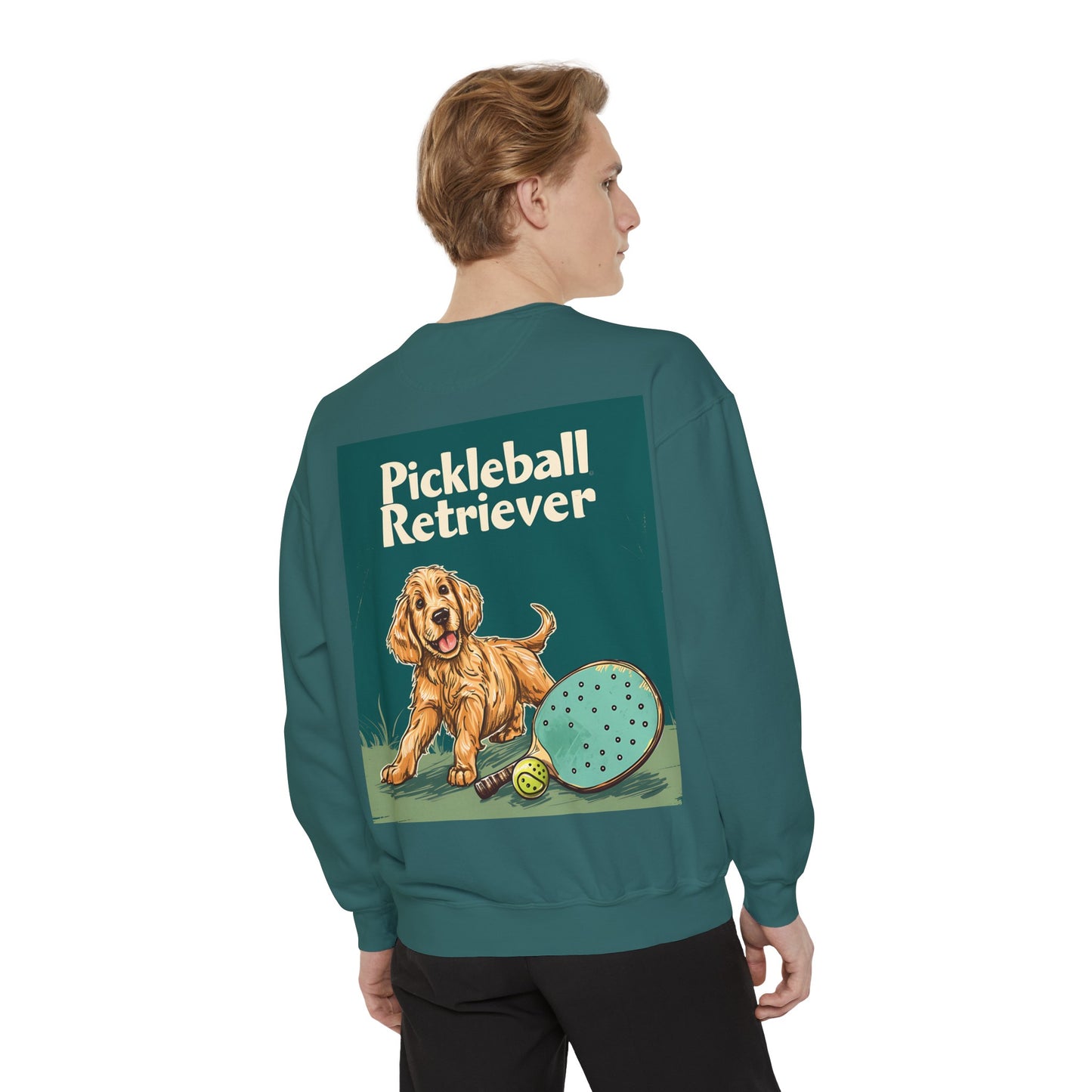 Classic Pickleball Retriever – Unisex Cozy Pickleball Sweatshirt