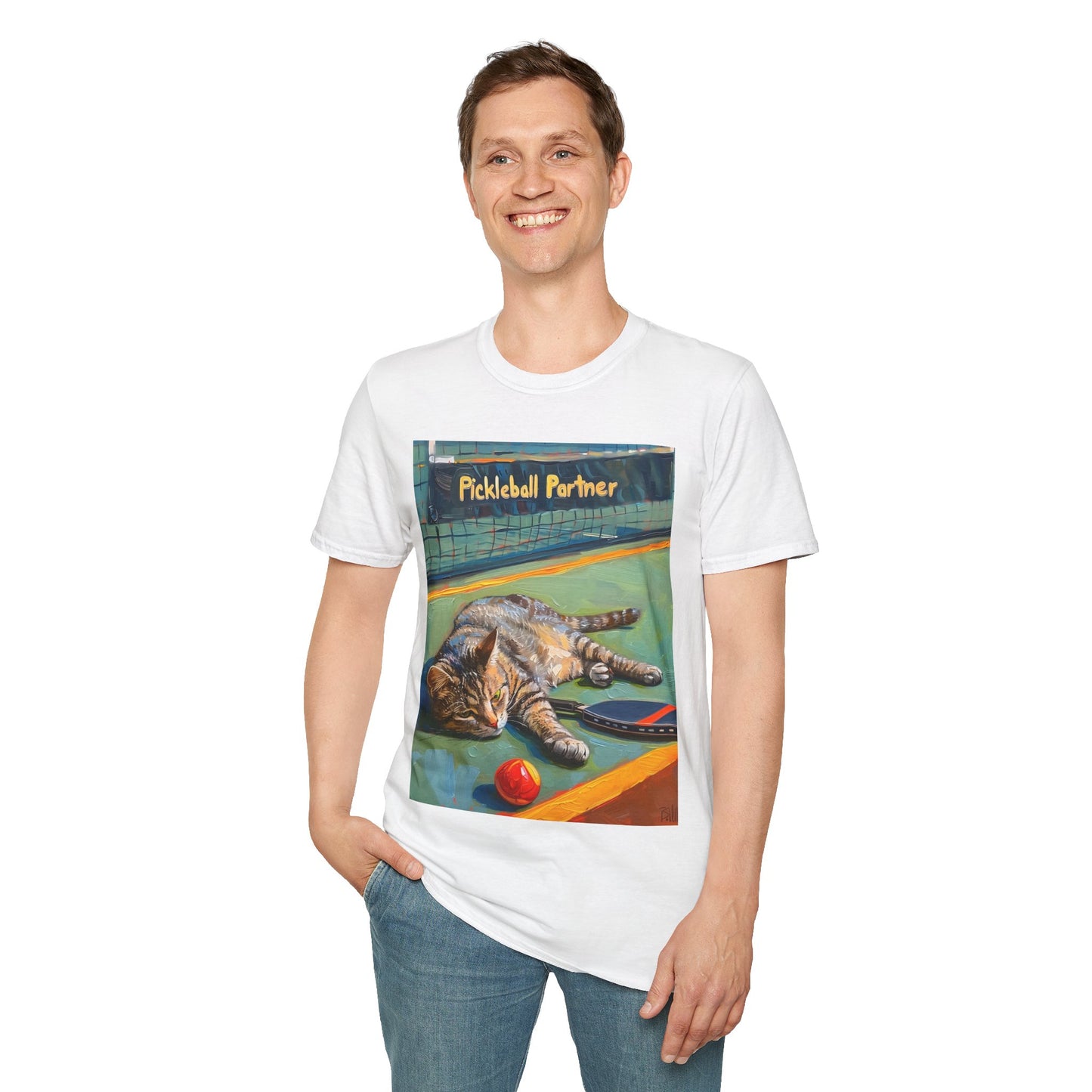 Cats & Courts Comfort Tee – Unisex Soft-Style