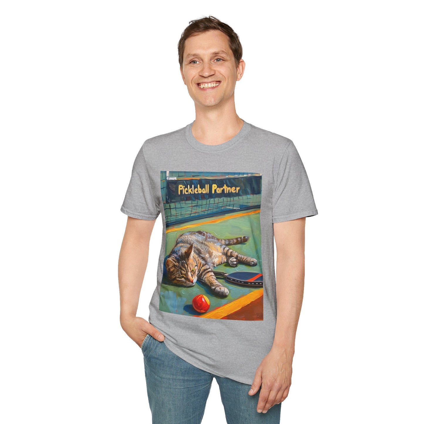 Cats & Courts Comfort Tee – Unisex Soft-Style