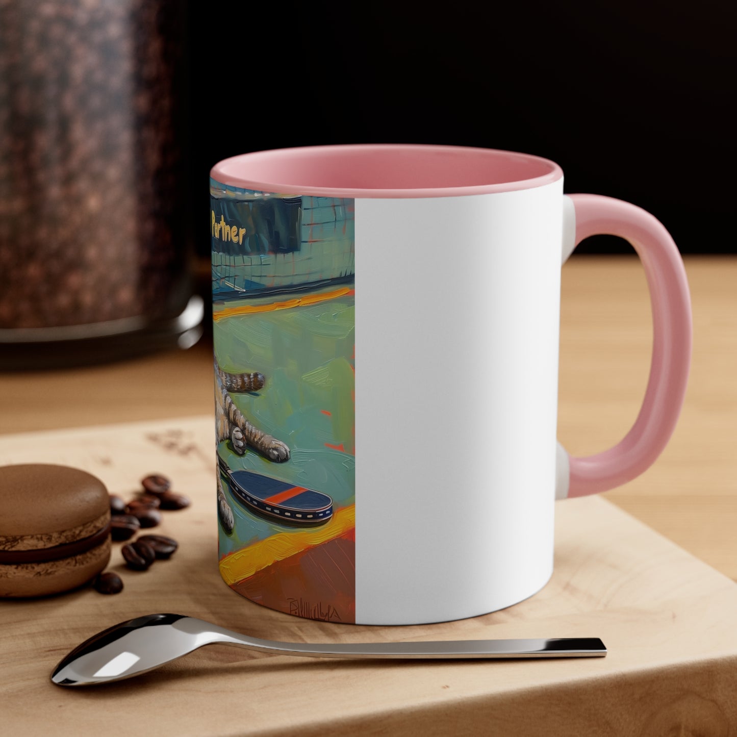 Court Conqueror Cat Accent Coffee Mug