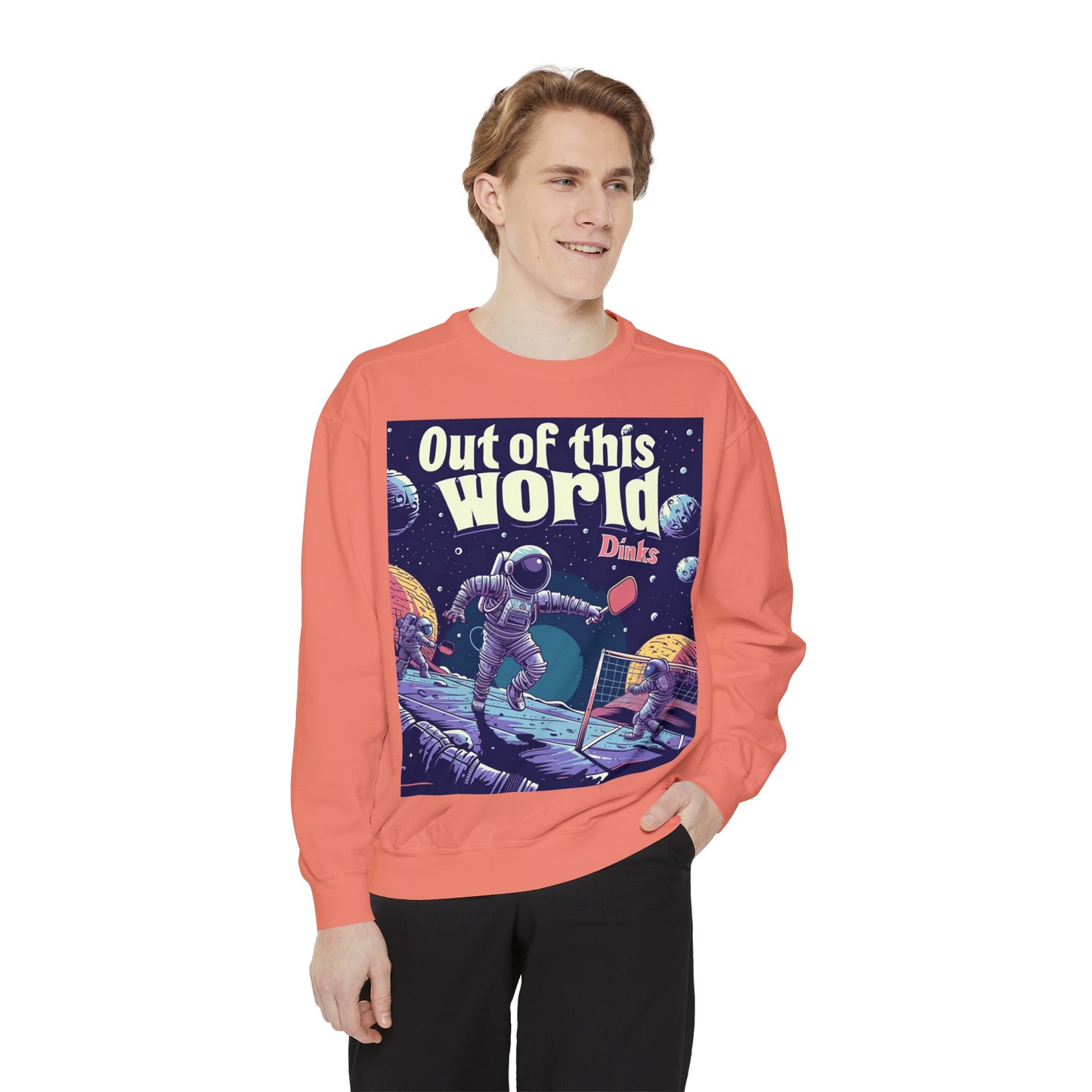 Galactic Game Point – Unisex Cozy Pickleball Sweatshirt