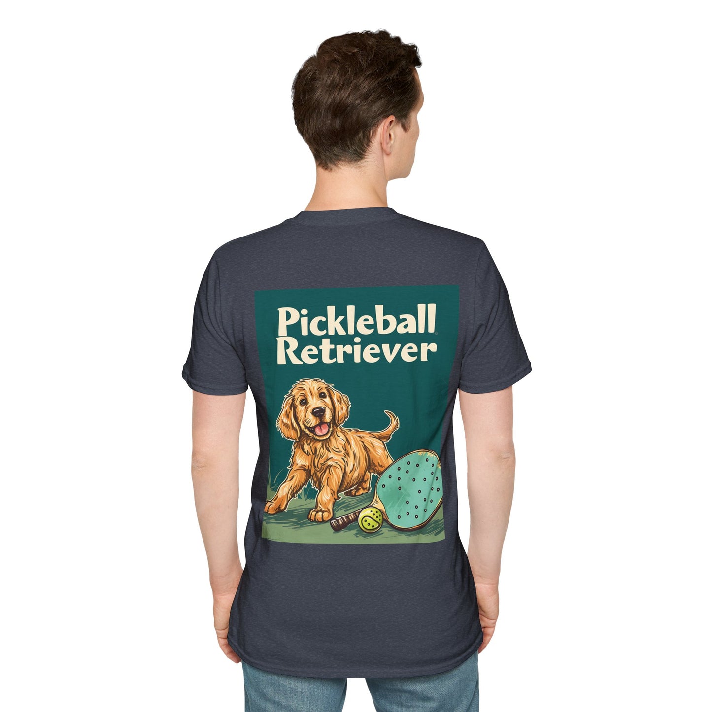 Classic Pickleball Retriever Comfort Tee – Unisex Soft-Style