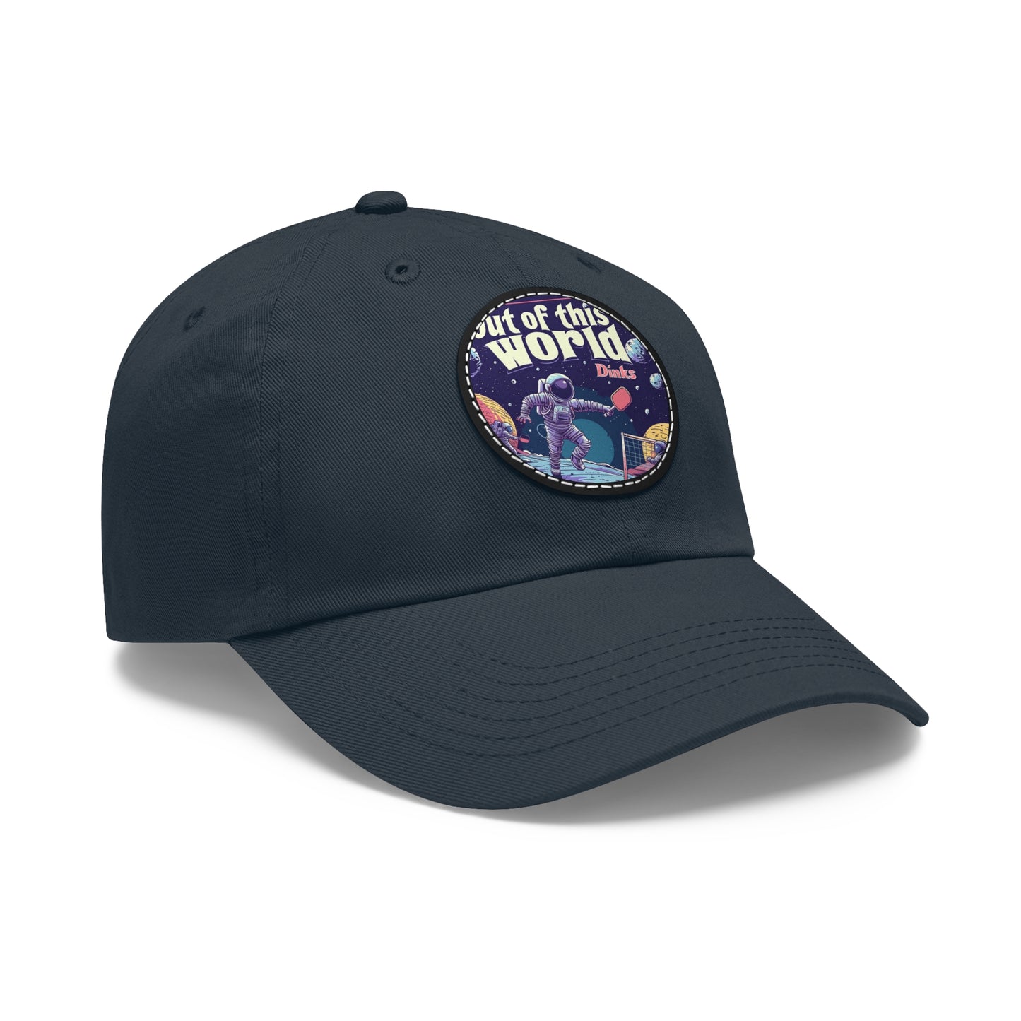 Galactic Game Point Leather Patch Hat