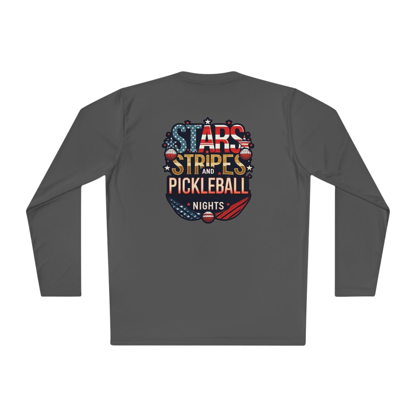 Stars, Stripes and Pickleball Nights Performance Long Sleeve Tee