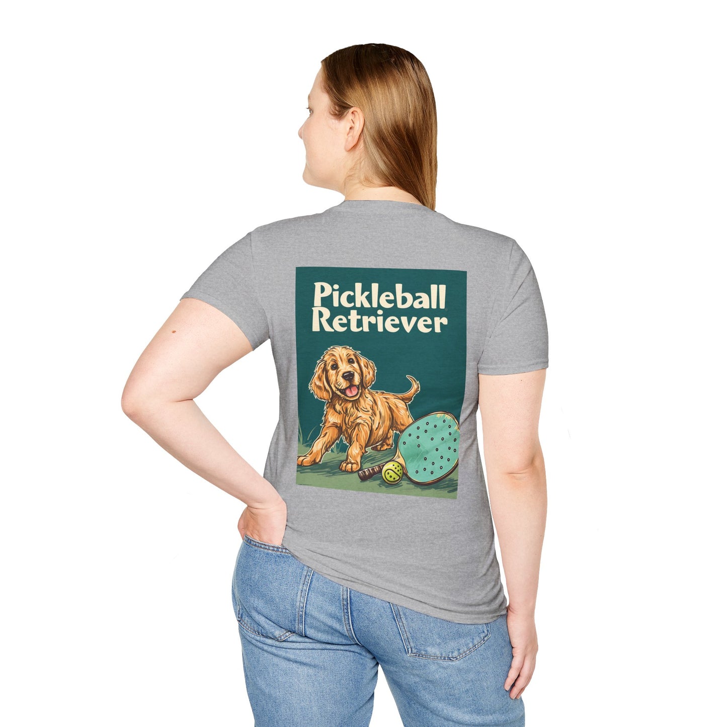 Classic Pickleball Retriever Comfort Tee – Unisex Soft-Style