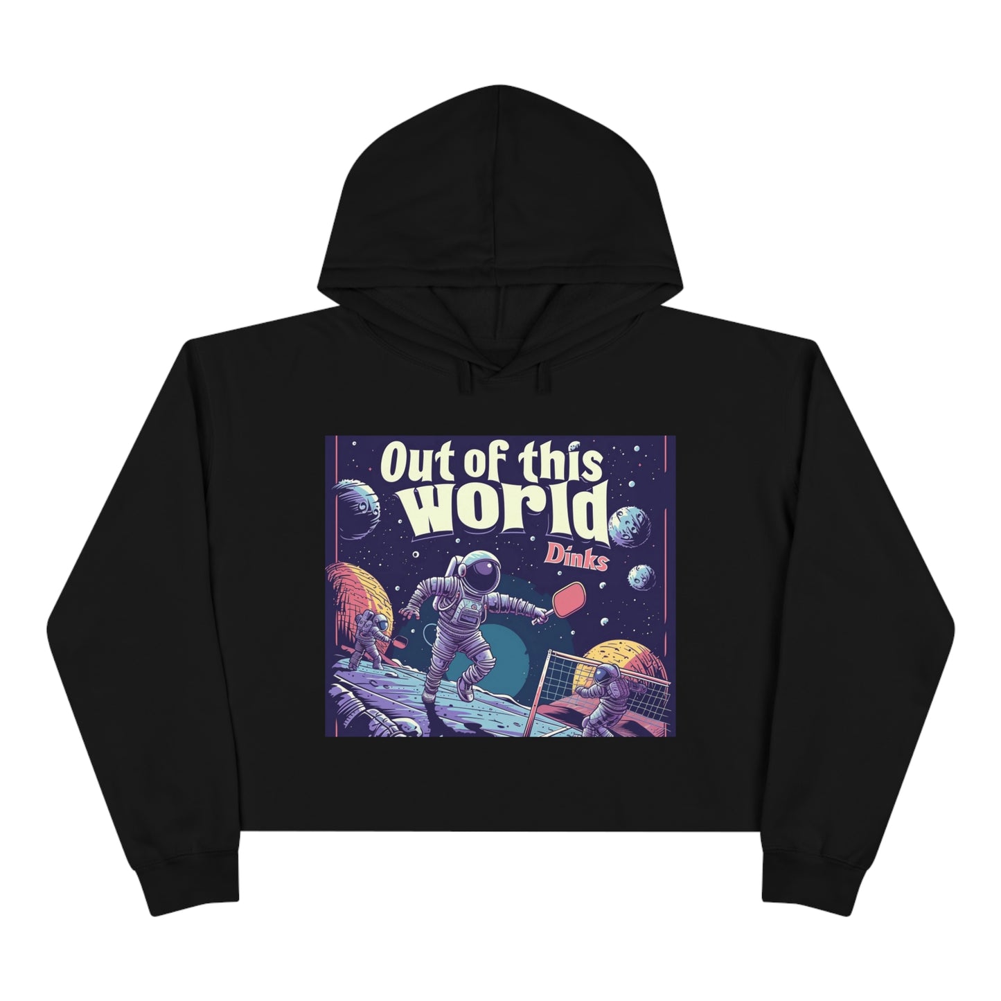 Galactic Game Point Crop Hoodie