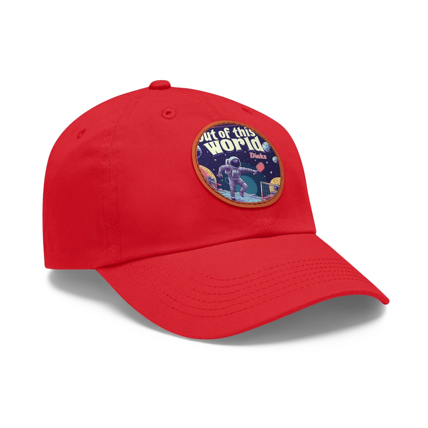 Galactic Game Point Leather Patch Hat