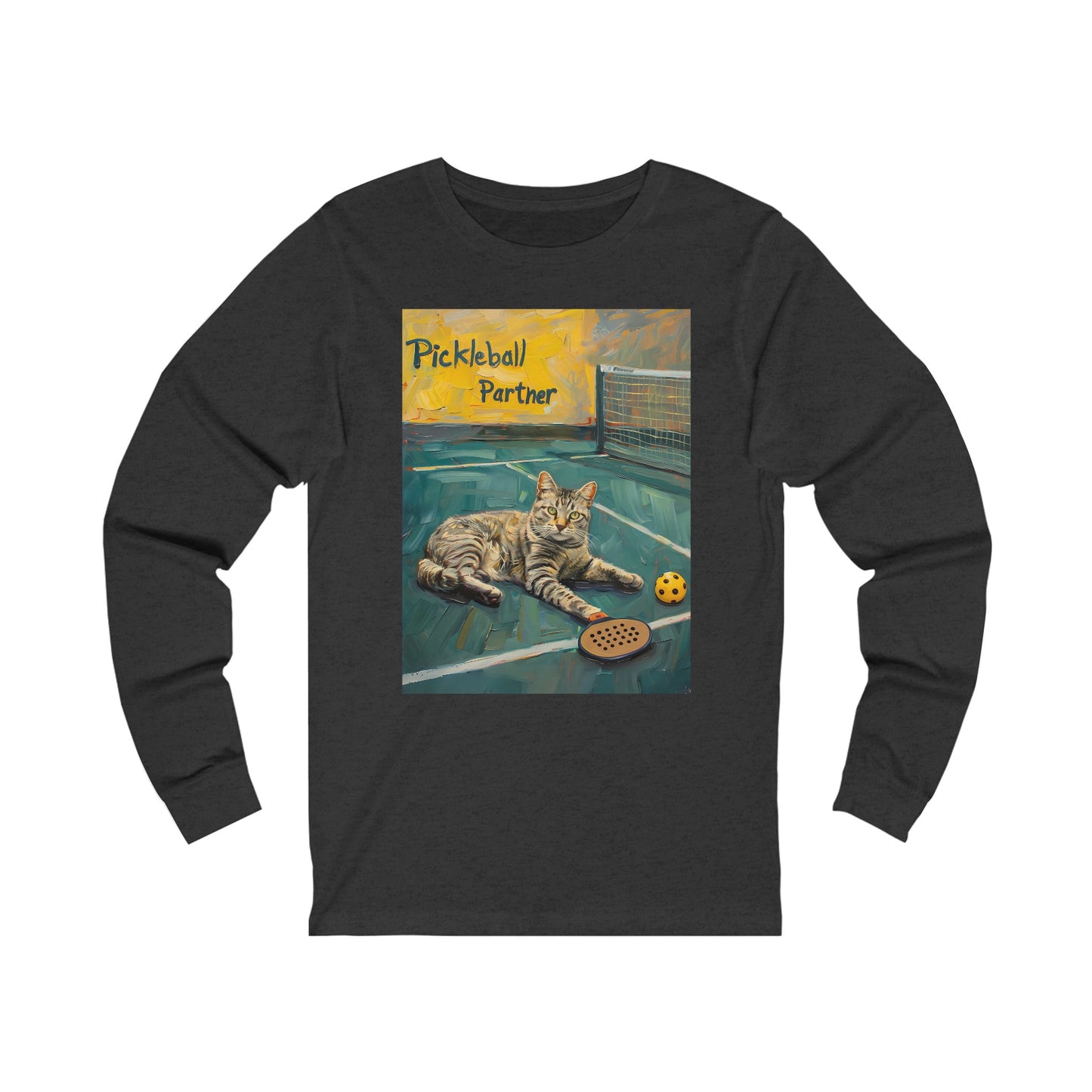 Pickleball Partner – Unisex Long Sleeve Pickleball Tee