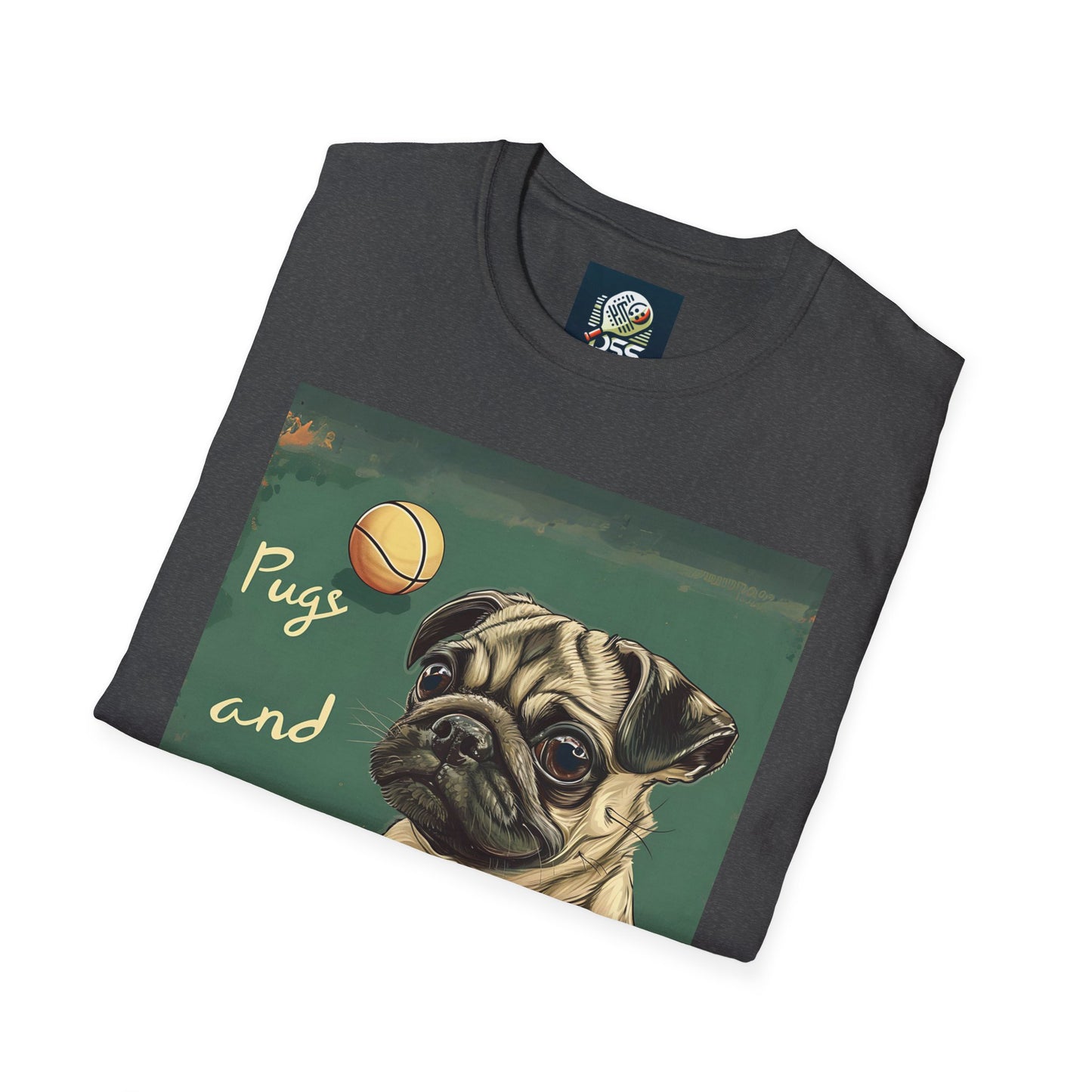 Pugs and Pickleball Comfort Tee – Unisex Soft-Style