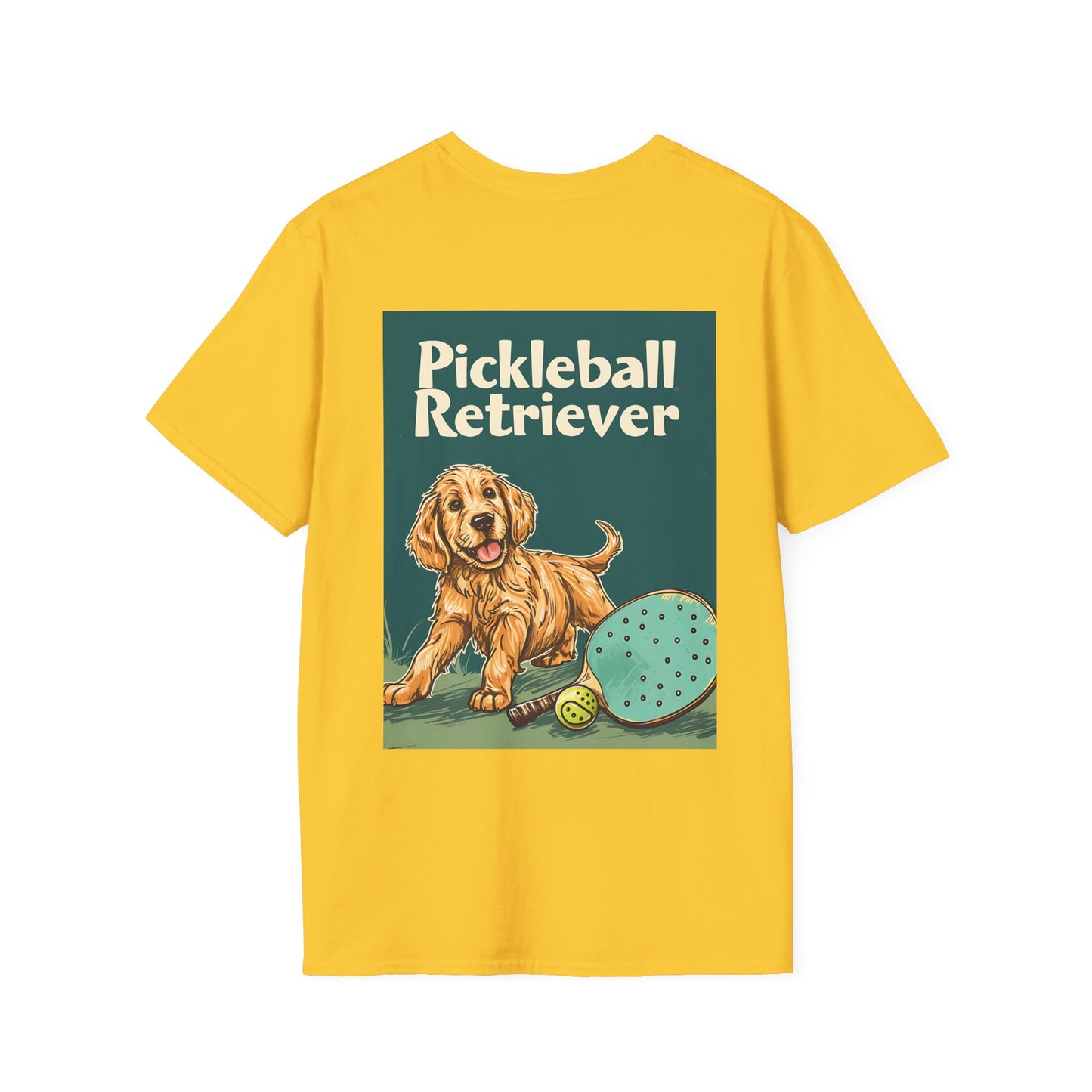 Classic Pickleball Retriever Comfort Tee – Unisex Soft-Style