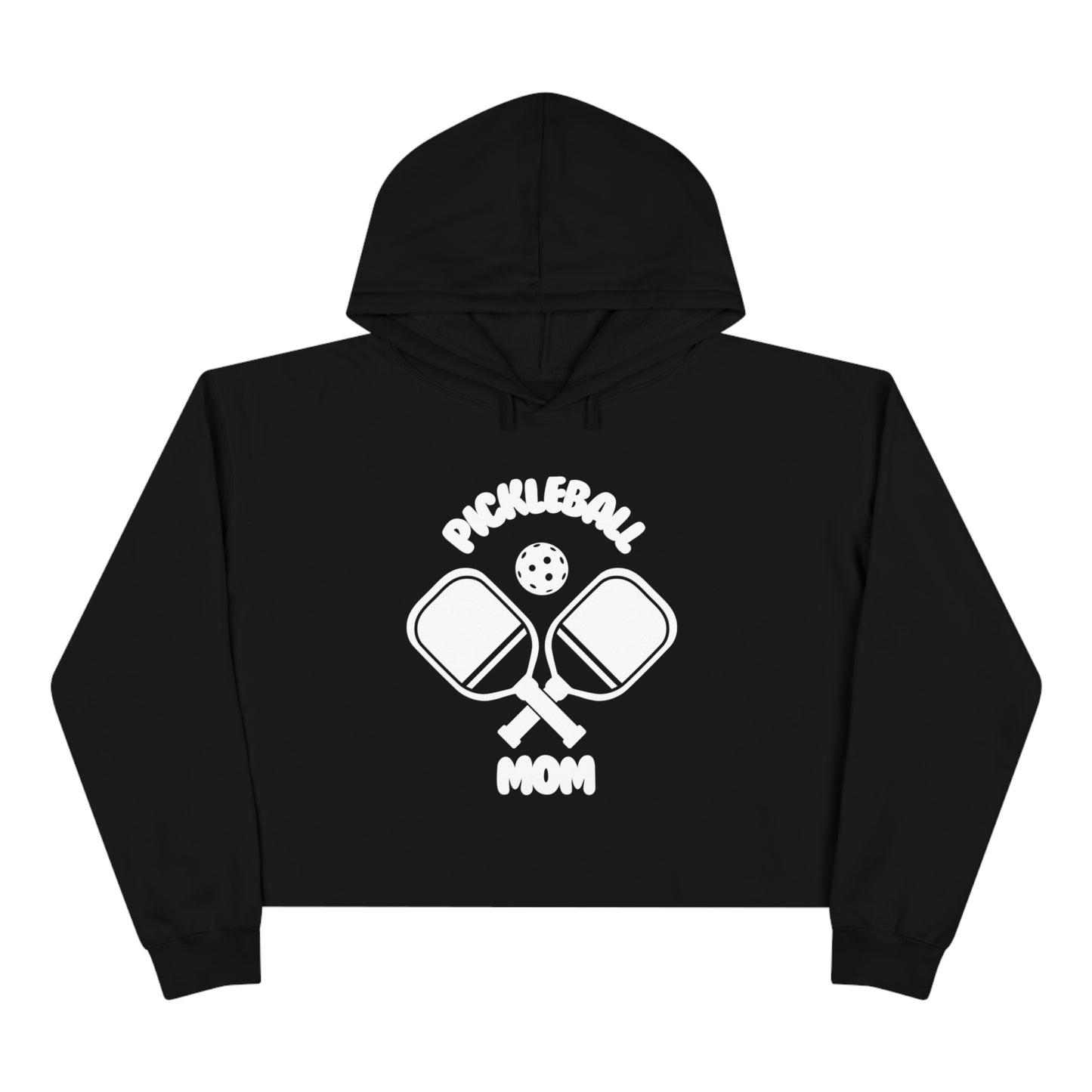 Pickleball Mom: Champion Crop Hoodie