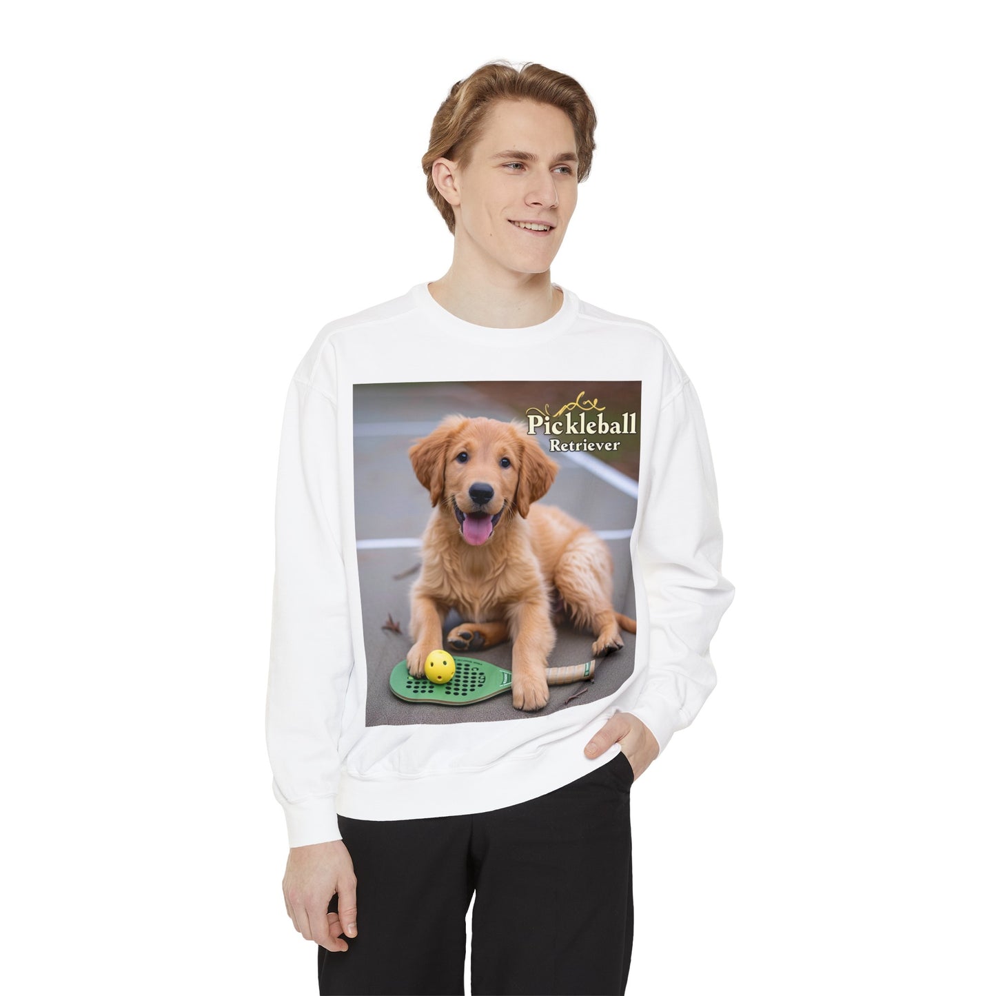 Pickleball Pup Partner – Unisex Cozy Sweatshirt