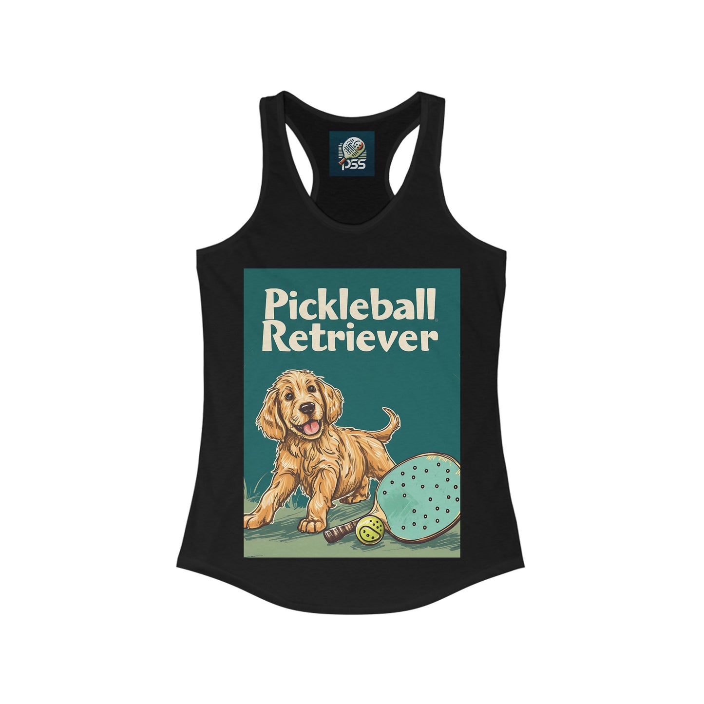 Pickleball Retriever Athletic Women's Racerback Tank