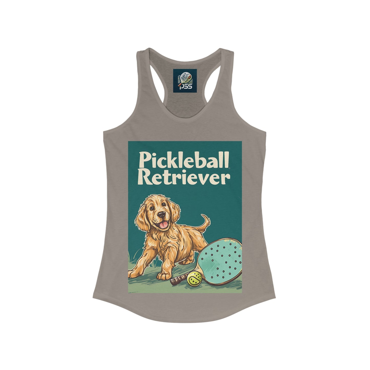 Pickleball Retriever Athletic Women's Racerback Tank