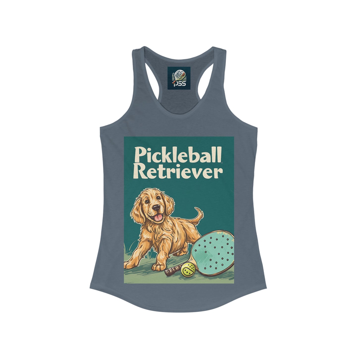 Pickleball Retriever Athletic Women's Racerback Tank