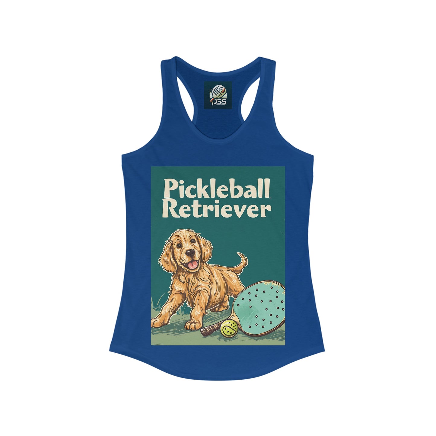 Pickleball Retriever Athletic Women's Racerback Tank