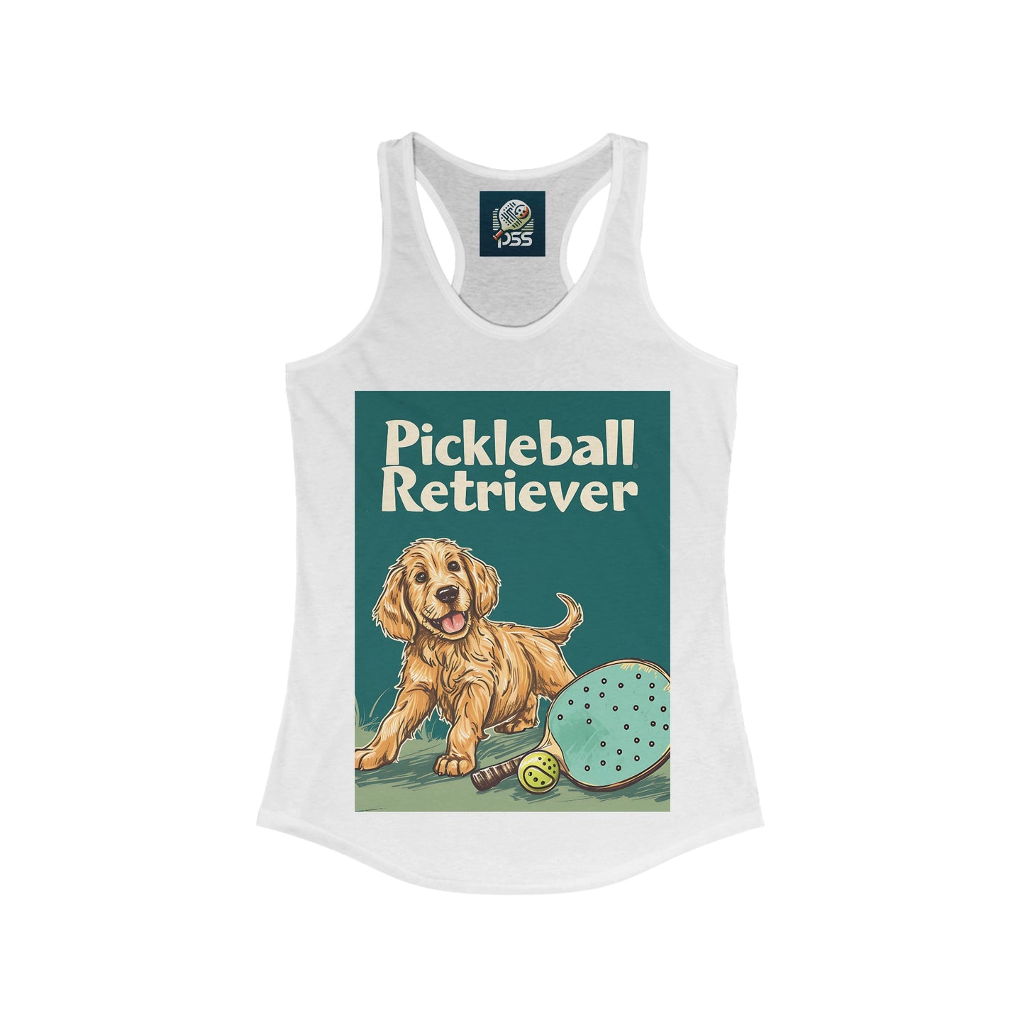 Pickleball Retriever Athletic Women's Racerback Tank