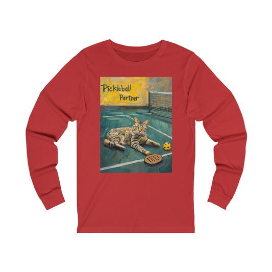 Pickleball Partner – Unisex Long Sleeve Pickleball Tee