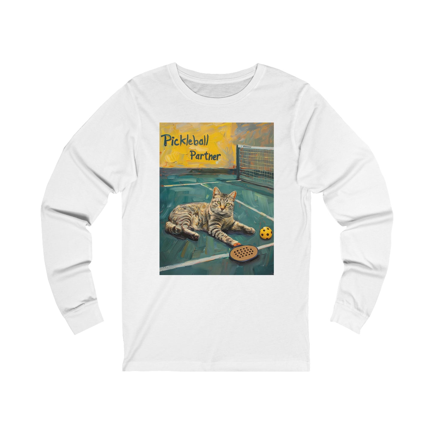 Pickleball Partner – Unisex Long Sleeve Pickleball Tee