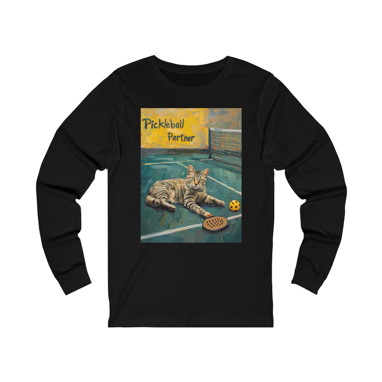 Pickleball Partner – Unisex Long Sleeve Pickleball Tee