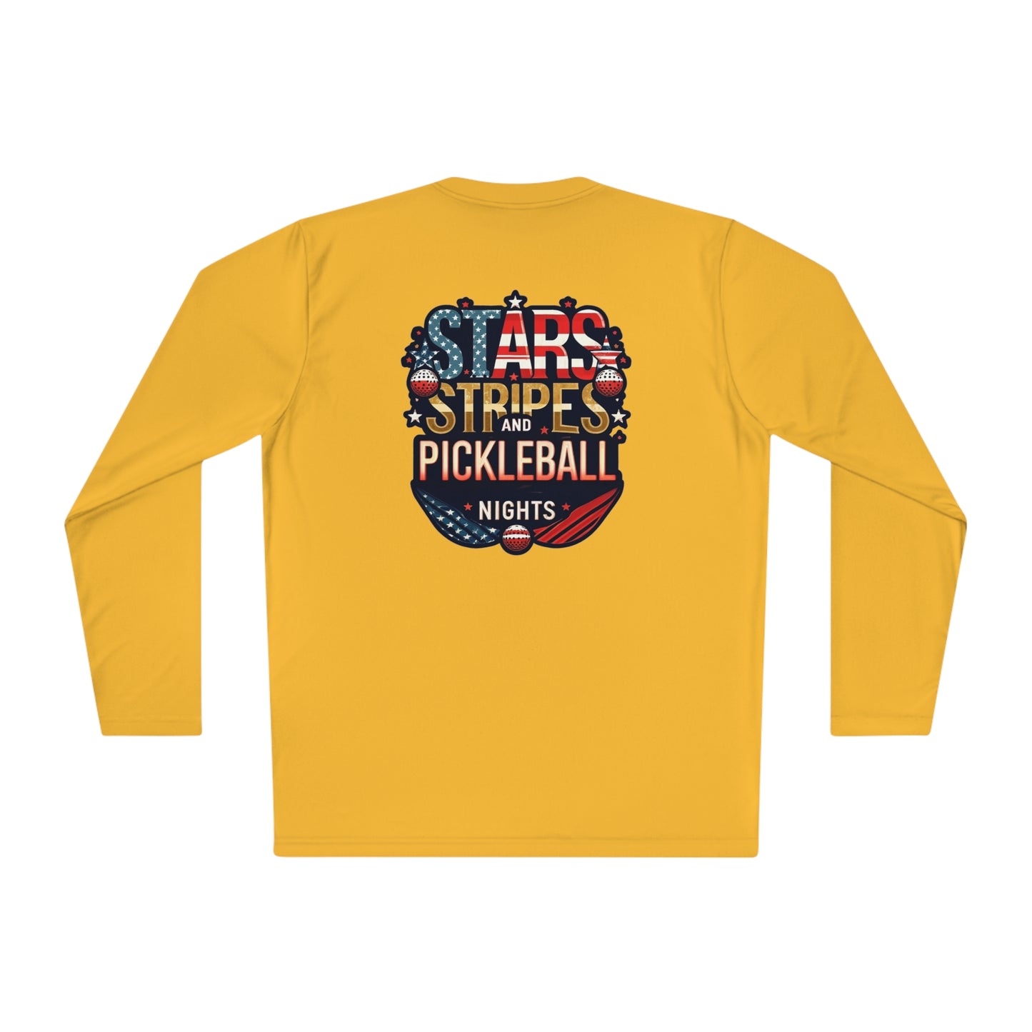 Stars, Stripes and Pickleball Nights Performance Long Sleeve Tee