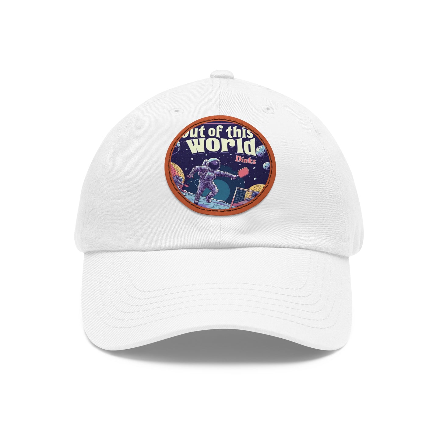 Galactic Game Point Leather Patch Hat