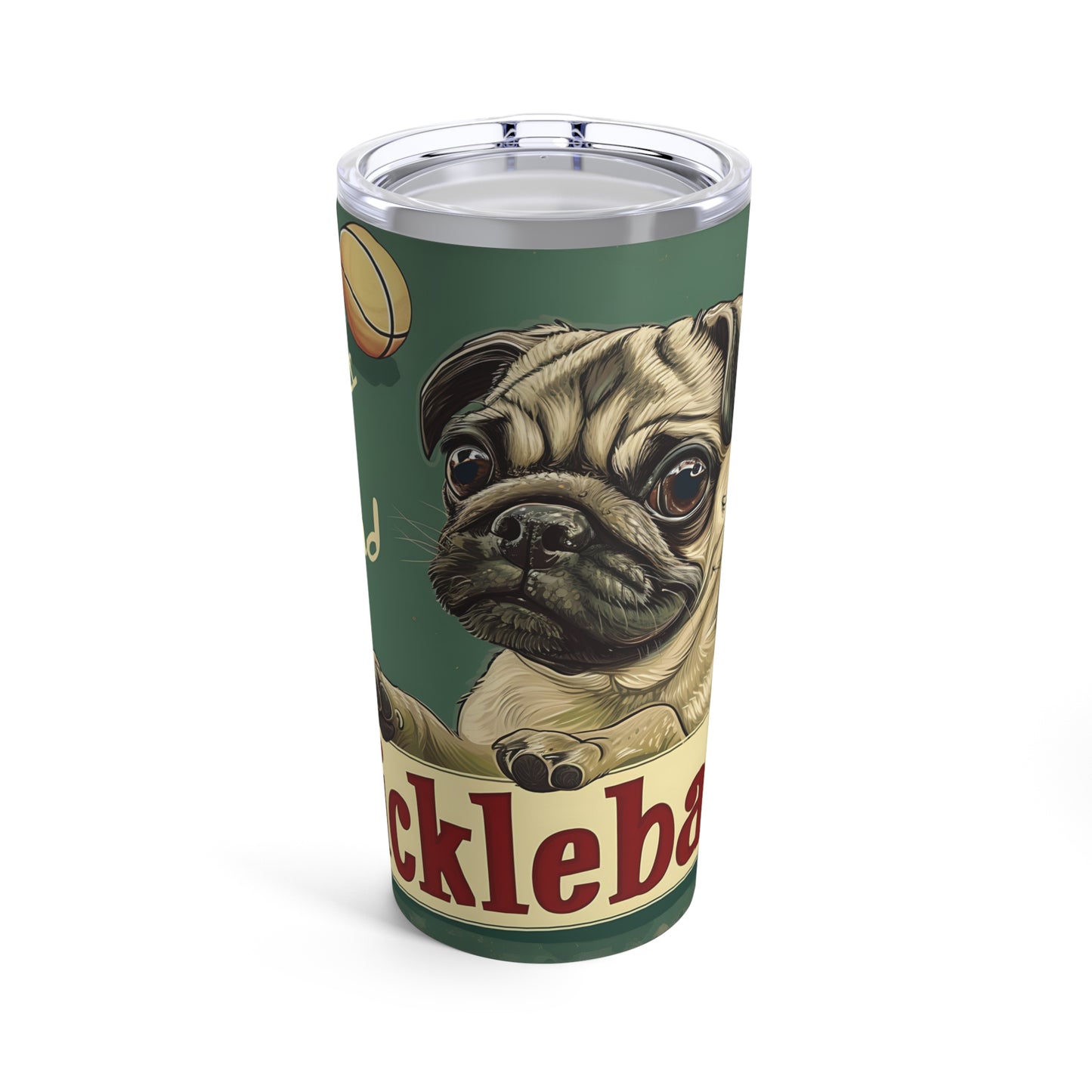 Pugs and Pickleball Insulated Tumbler