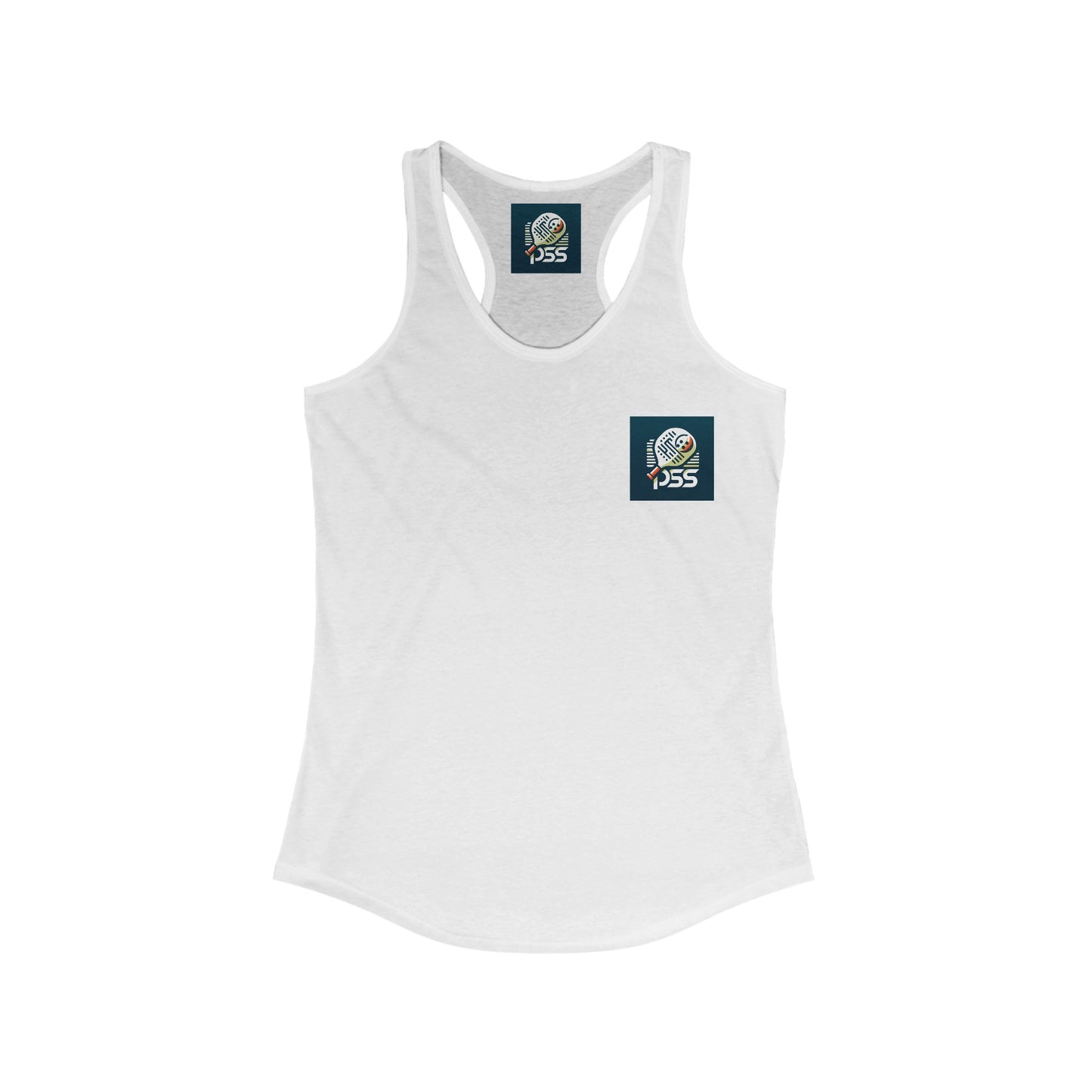 Classic Pickleball and Horses Women's Racerback Tank