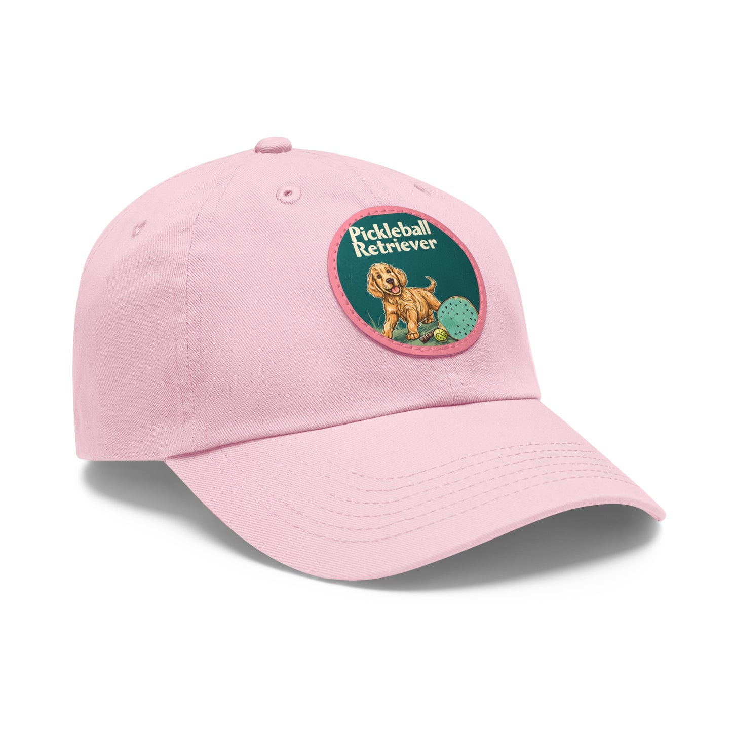 Pickleball Retriever Leather Patch Hat