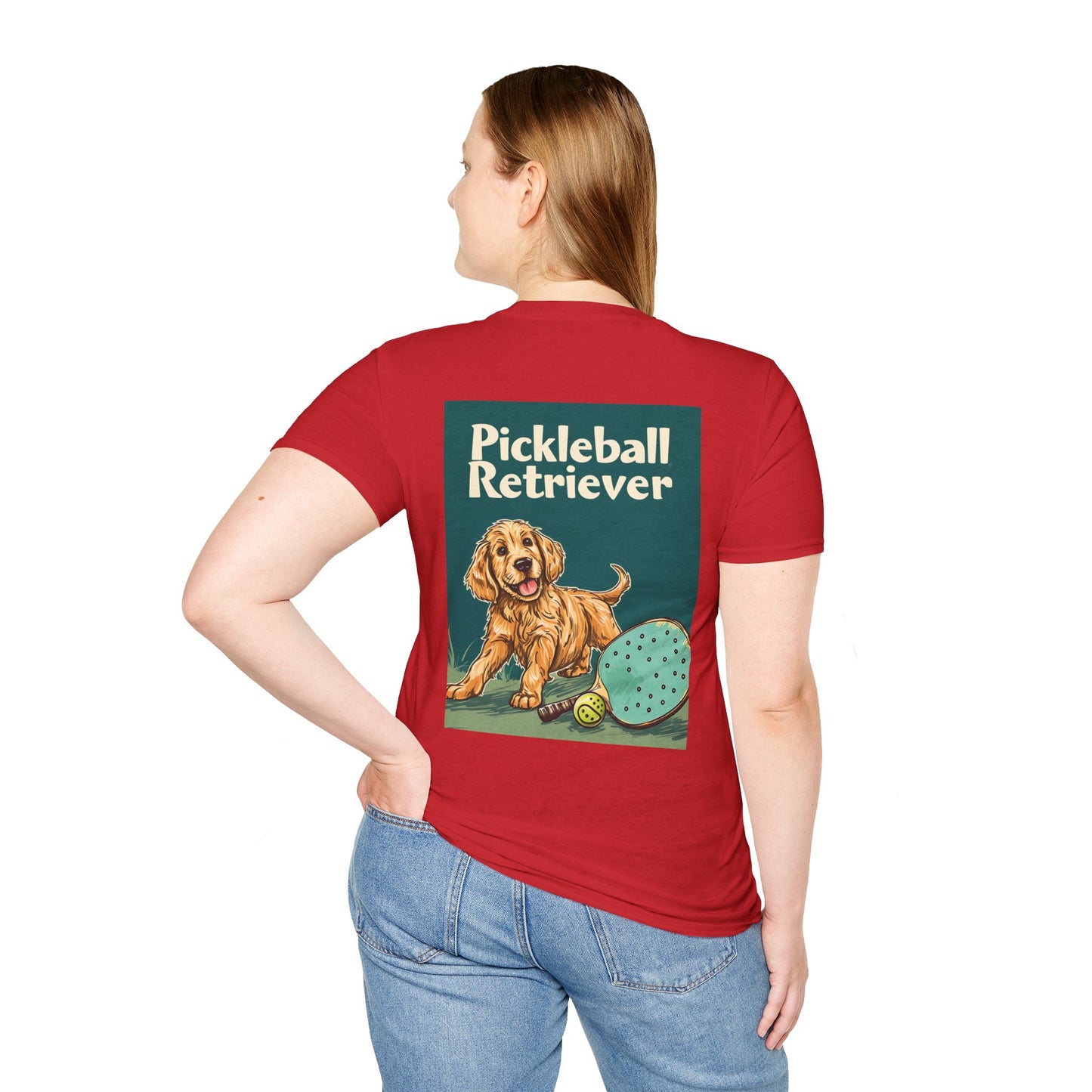 Classic Pickleball Retriever Comfort Tee – Unisex Soft-Style