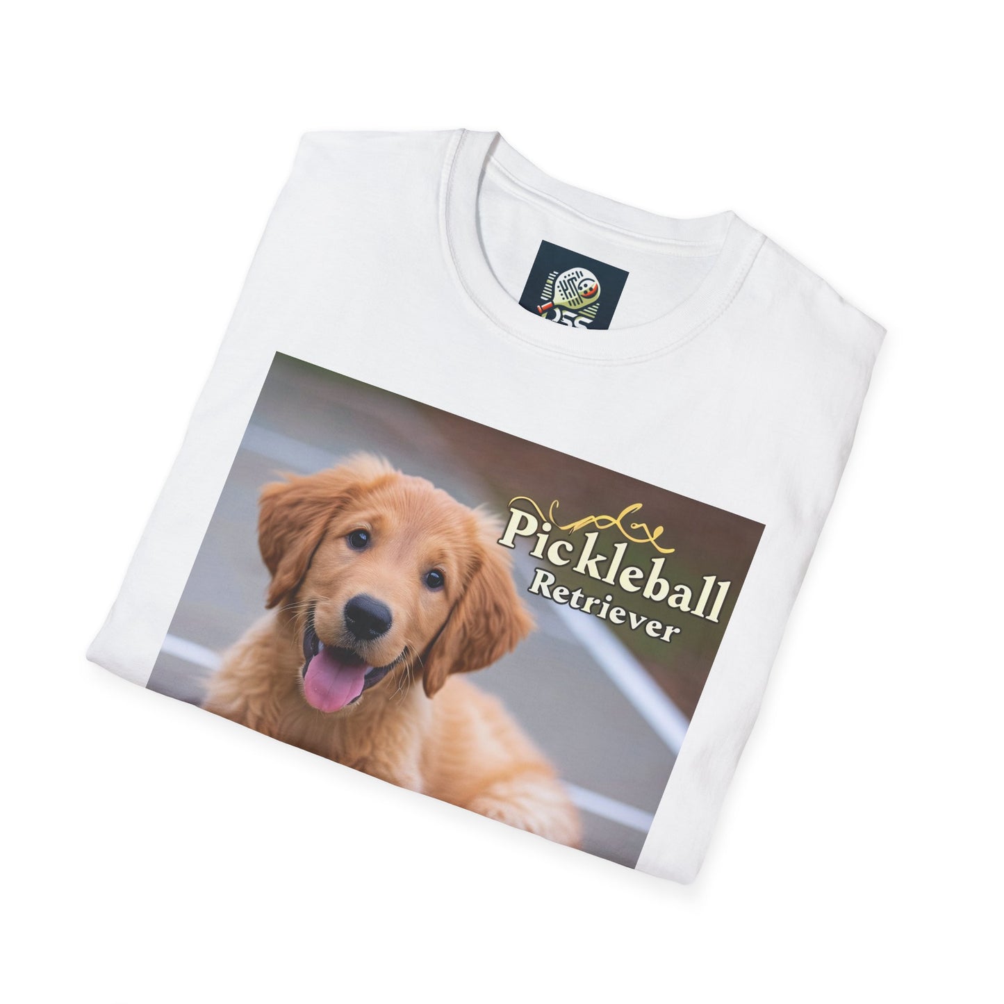 Pickleball Pup Partner – Unisex Soft-Style Tee