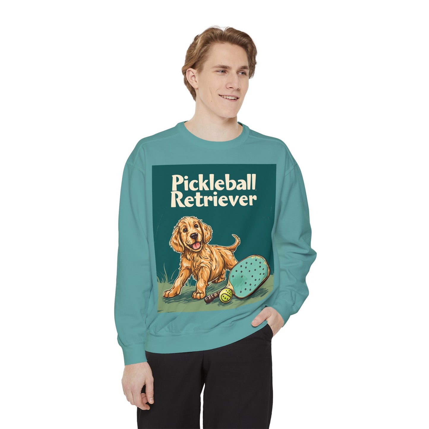 Pickleball Retriever – Unisex Cozy Pickleball Sweatshirt