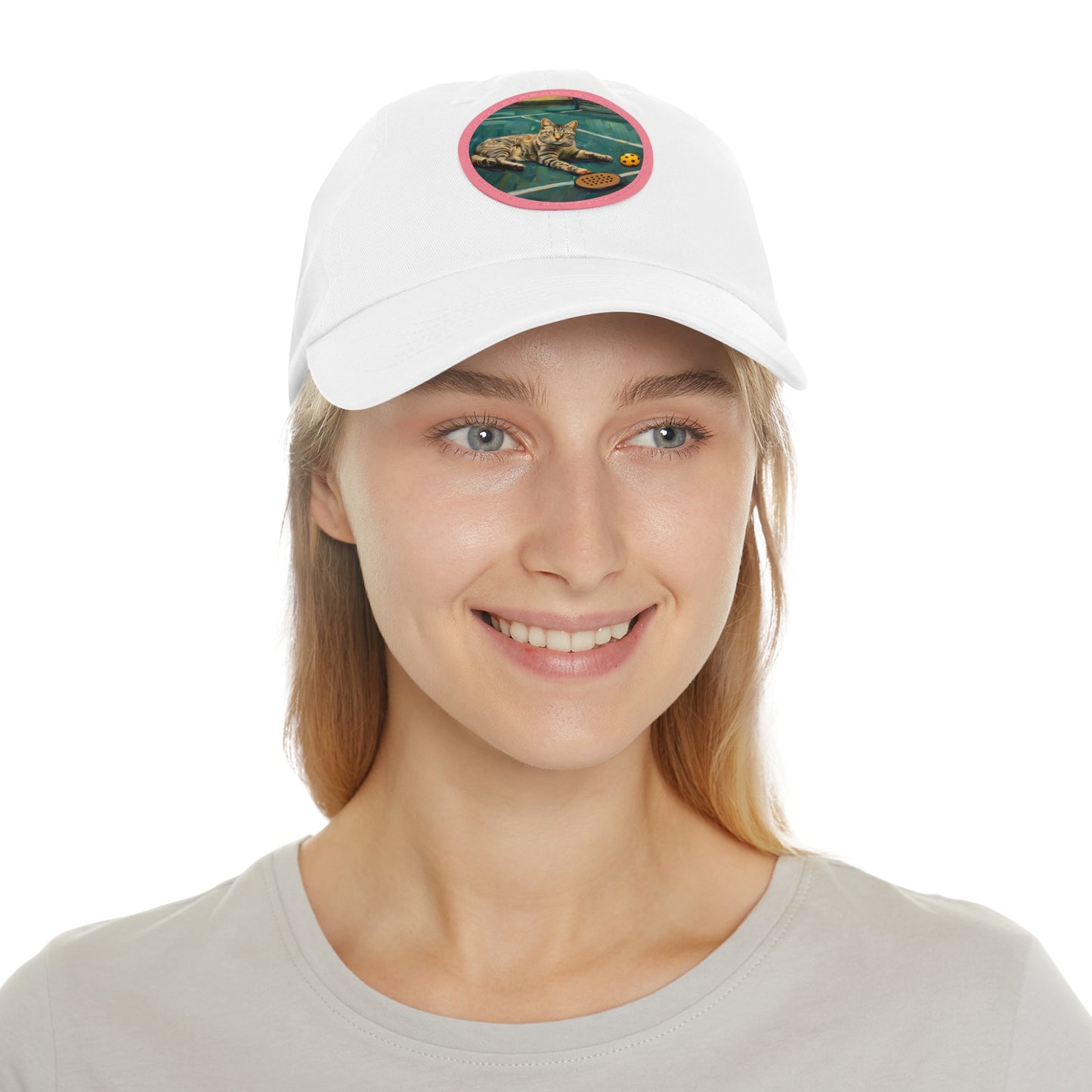 Pickleball Partner Leather Patch Hat