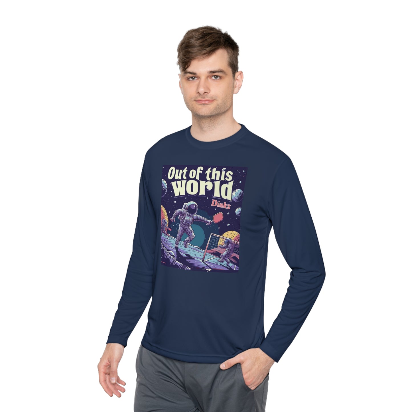 Galactic Game Point Tee – Unisex UV Protective Pickleball Long Sleeve Tee