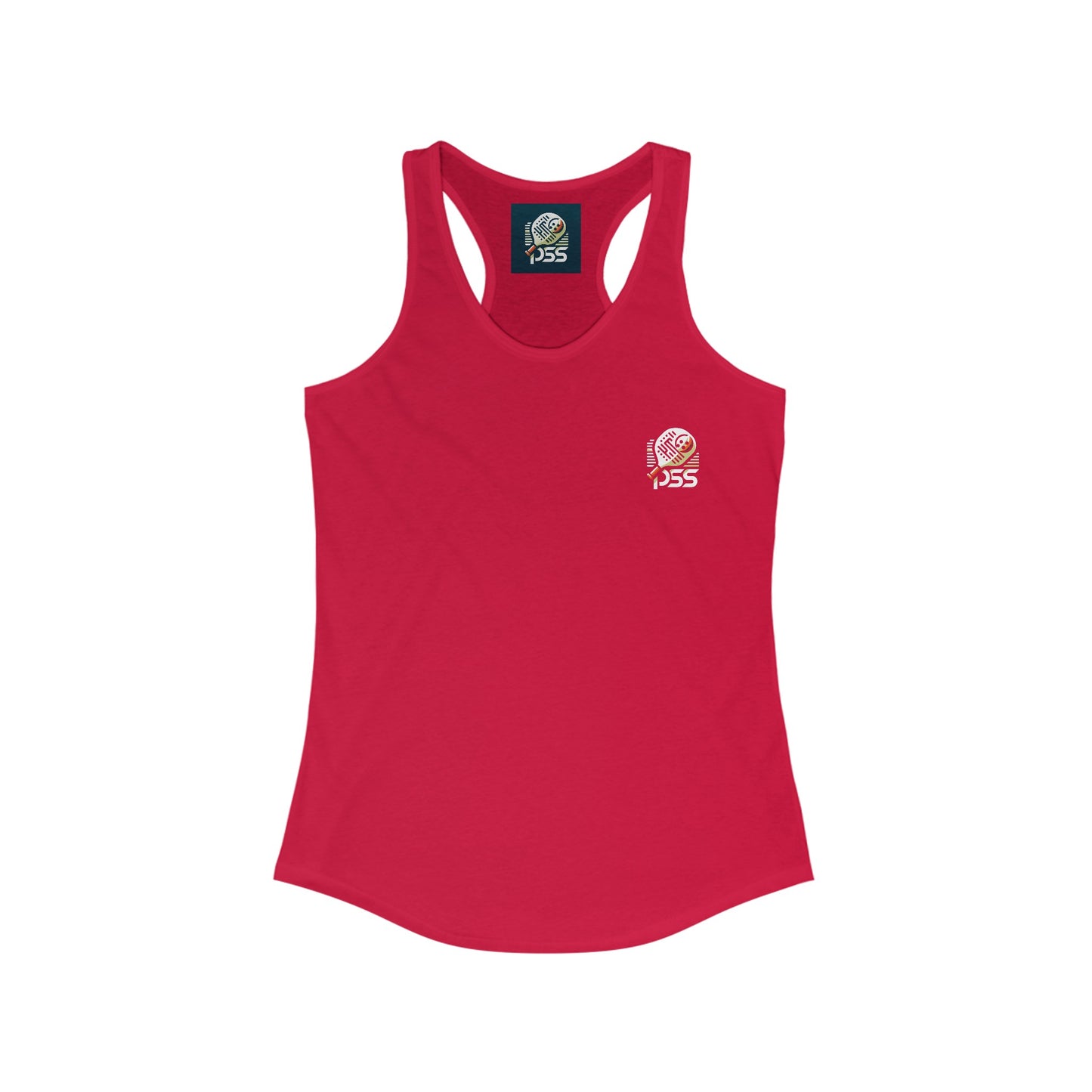 Classic Pickleball and Horses Women's Racerback Tank