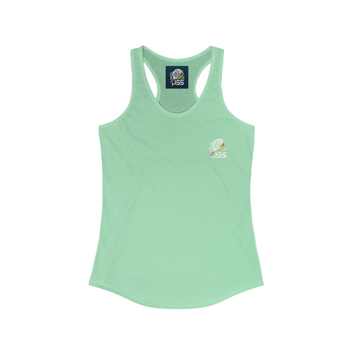 Classic Pickleball and Horses Women's Racerback Tank